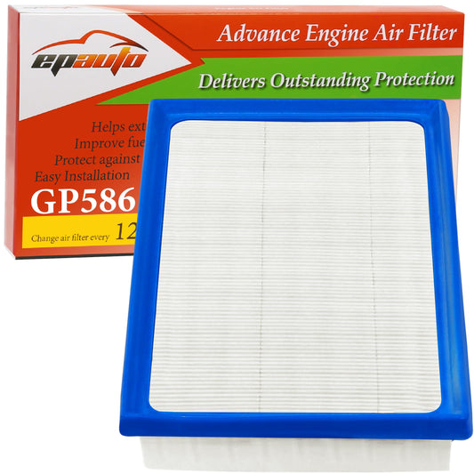 EPAuto GP586 (XA10586) Engine Air Filter, Replacement for Toyota Camry, Corolla, RAV4, Avalon, Highlander, Sienna, Venza, C-HR, Subaru BRZ, Lexus ES300h, UX200, NX350h, NX450h+, RX350h (2017-2025)