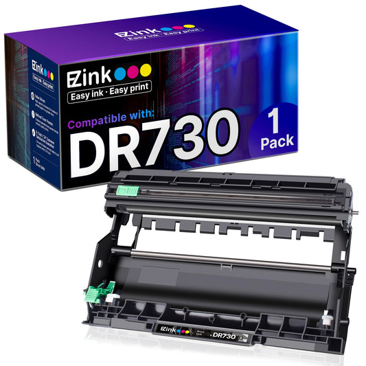 DR730 Drum Unit Replacement for Brother DR 730 DR-760 DR760 DR-730 DR-760 Toner for Brother HL-L2350DW L2370DW L2390DW L2395DW MFC-L2690DW L2710DW L2750DW DCP-L2550DW Drum Kits Printer (1 Pack)