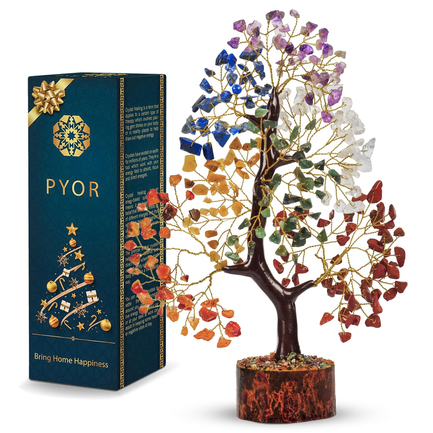 Chakra Tree, Crystals, Home Decor, House Warming Gifts New Home, Bonsai Tree, Office Decor, Gift for Women, Crystals and Healing Stones, Birthday Gifts for Women