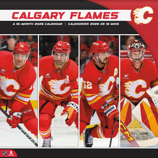 2026 Calgary Flames (Bilingual French) Wall Calendar
