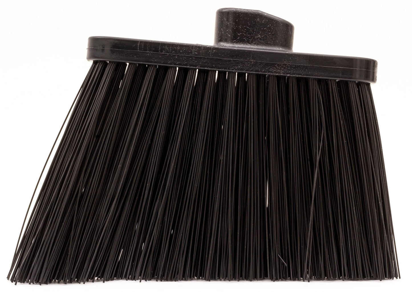 Sparta Sweeper Broom – 12 Inch Angled Outdoor Broom Head with Durable Polypropylene Bristles, Standard Thread Compatible for Home Garage or Kitchen Cleaning, Black