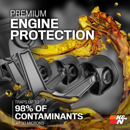 K&N Premium Oil Filter: 20,000 Mile Engine Protection, High Capacity/High Efficiency: Compatible with 2014-2020 JEEP/RAM: (See Product Description for Select Models) HP-7042