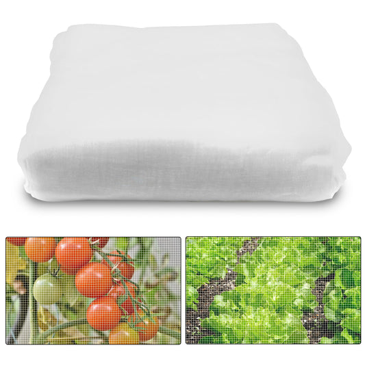 Garden Insect Netting, Fine Mesh Garden Mosquito Bug Net for Vegetables, Flowers, Fruits, Plants (10 x 50FT)