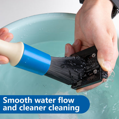 Parts Washer Brush with 31 Inch Hose- Wear Resistant Parts Cleaning Brush- Parts Cleaner Flow Through Replacement Brush for Part Washing Cleaning