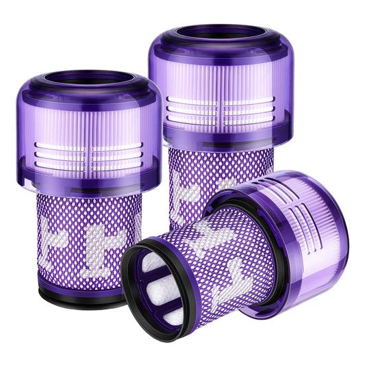 2 Pack V11 And V15 HEPA Filter Compatible for select Dyson V11 (SV14, SV15, SV17, SV28) and V15 (SV22, SV47) cordless vacuum cleaners. Replacement part for Dyson part number: 970013-02.