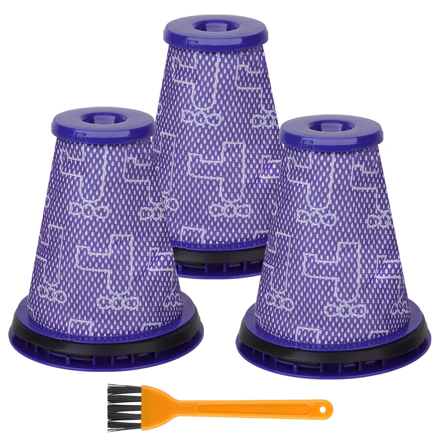 Vacuum Filter Replacement Compatible with Dyson Big Ball CY18 CY22 CY23 CY24 CY25 DY75 DY77 DY78 Vacuum Cleaner - Pre-Motor HEPA Filters Replaces Part #967371-01 (3 Pack)