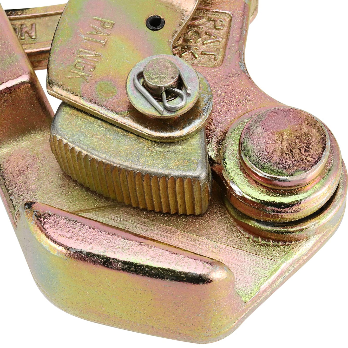 JEUIHAU Cable Grip Puller,Heavy Duty Wire Rope Grip, Wire Gripper for Steel Wire Ropes, Cables, Iron Wires, Cable Size Range 1/10-2/3 Inch, 2204 Lbs Capacity,1 Ton