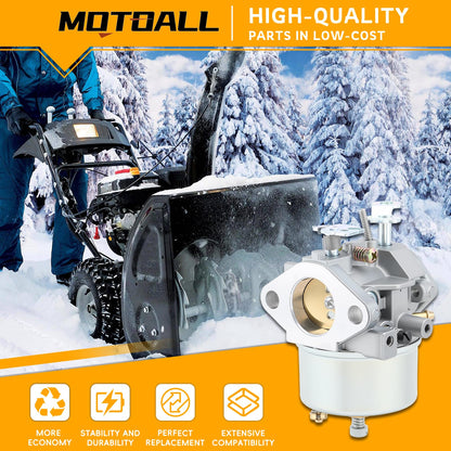 640052 Carburetor for Tecumseh 8HP 9HP 10HP Snow Blower Thrower for HMSK80 HMSK85 HMSK90 HMSK100 HMSK105 HMSK110 LH318SA LH358SA Replaces #640349 640052 640054 640058 640058A