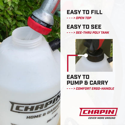 Chapin 16200 Home and Garden Poly Sprayer, 2-Gallon