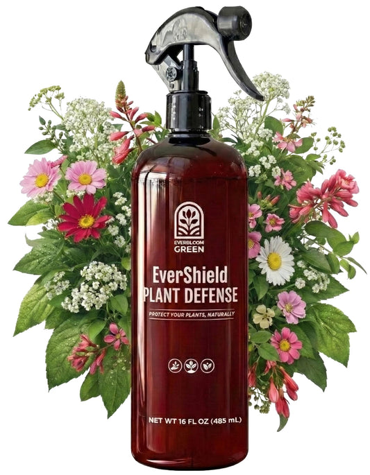 EverShield: Organic Neem Oil Plant Care Spray + Rosemary Essential Oil – Ready to Use Leaf Care for Indoor Houseplants & Outdoor Gardens, Natural Botanical Formula