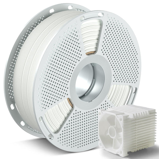 SUNLU PC Filament 1KG, 1.75mm Polycarbonate 3D Printer Filament, High Temperature Reusable Spool, Impact Resistance & Tough, Natural White