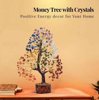 Chakra Tree, Crystals, Home Decor, House Warming Gifts New Home, Bonsai Tree, Office Decor, Gift for Women, Crystals and Healing Stones, Birthday Gifts for Women