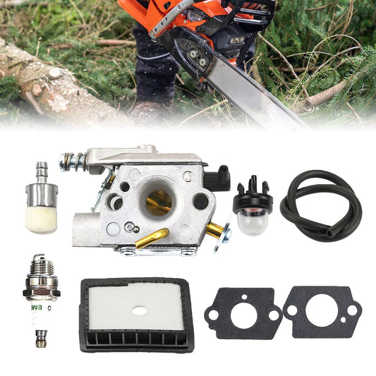 munirater Carburetor Kit with Air Filter Replacement for CS-341 CS-345 CS-346 CS-3000 CS-3450 CS-3400 Replacement for WT-402