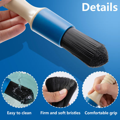 Parts Washer Brush with 31 Inch Hose- Wear Resistant Parts Cleaning Brush- Parts Cleaner Flow Through Replacement Brush for Part Washing Cleaning