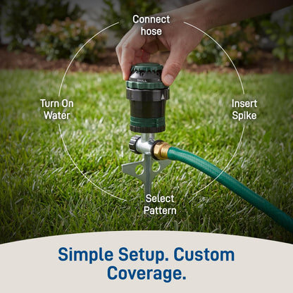 Orbit H2O-6 Gear Drive Sprinkler, Spike B 58573
