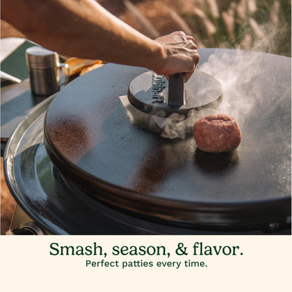 Cuisinart Smash Burger Press, Cast Iron, Heat Resistant Handle (CISB-111C)