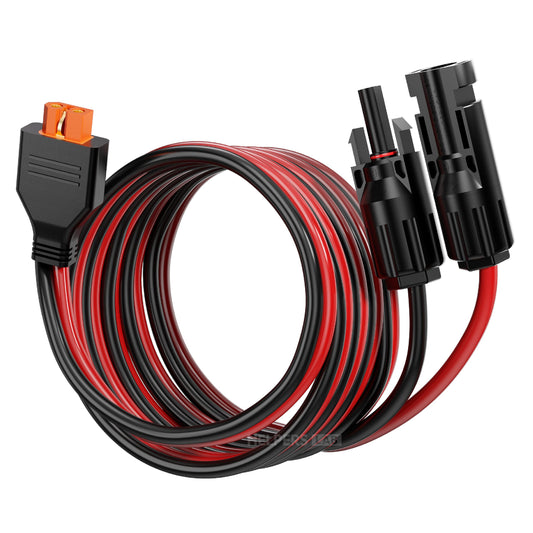 XT60i to Solar Connector Extension Cable 10AWG XT60I Solar Panel Charging Cable 180CM/6FT for RV Portable Power Station Battery Pack Ecoflow and more