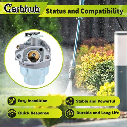 Carbhub GCV160 Carburetor for Honda GCV160 GCV160A GCV160LA GCV160LE HRB216 HRS216 HRT216 HRZ216 Carb Replaces 16100-ZM0-804 16100-ZM0-802 16100-ZM0-023 16100-Z0L-023 16100-Z0L-013 16100-Z0L-003