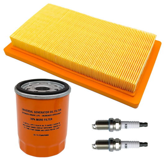 YGQ 6485 Maintenance Kit with Generator Oil Air Filter for Generac 0J8478S fits Most 16 to 26 kw air Cooled generators 20kW and 22kW Standby Generators with 999cc Engine