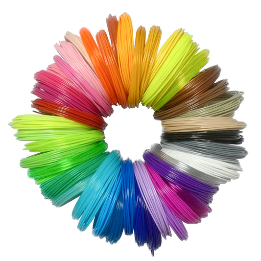fuentai 3D Pen Print Filament - 20 Bundle PLA Refills for 3D Printing - Ideal for Art, Crafts, Doodler to Create - is Great Birthday and Christmas Gifts for Kids