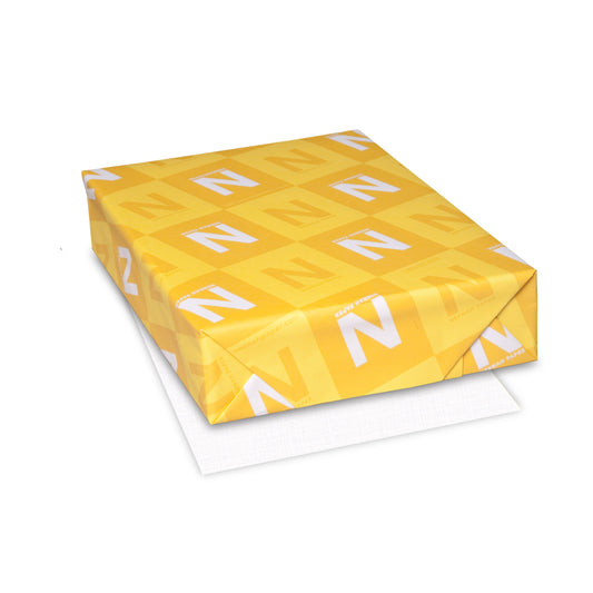 Neenah Royal Sundance Linen Writing Paper, Letter 8.5 x 11 Inches, 24 Pound, Bright White 96 Brightness, 500 Sheets (75061)