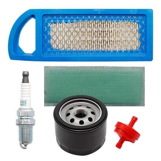 Vkinman GY20573 M149171 Air Filter with AM125424 Oil Filter Replacement for John Deere A100 LA105 LA110 LA115 X110 Z225 Lawn Mower L100 L105 L107 L108 L1742 Lawn Tractor