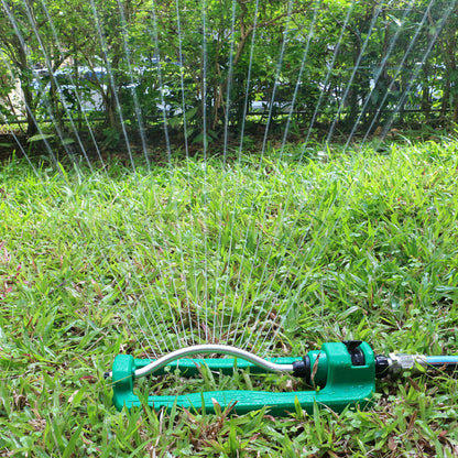 STYDDI Turbo Oscillating Sprinkler, Adjustable Rectangular Lawn Sprinklers for Yard with Stable Base, 19 Precision Nozzles Garden Sprinkler for Small to Medium Areas, Covers up to 3,800 sq. ft.