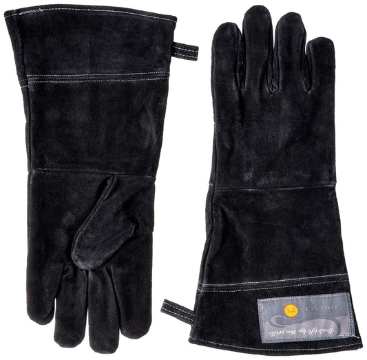 Outset Unisex Adult Leather Gloves: Black Grill, Black, 2 Count Pack Of 1 US