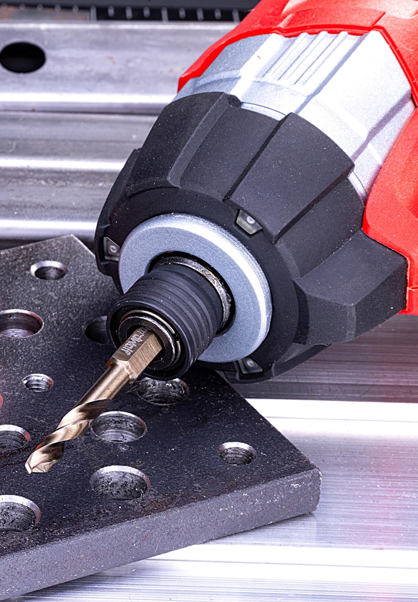 NordWolf 1/2" M35 Cobalt Stubby Drill Bit for Stainless Steel & Hard Metals, with 1/4" Hex Shank for Quick Chucks & Impact Drivers