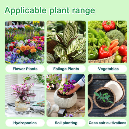 ALIINKD Hydroponics Nutrients (1000ml in Total), A&B Plant Food for Hydroponics Growing System and Potted Houseplants, Plant Fertilizer Supplies