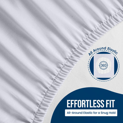 Utopia Bedding Waterproof Mattress Protector Full/Double Size, Premium Terry Mattress Cover 200 GSM, Breathable, Fitted Style with Stretchable Pockets (White)