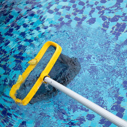 Pool Skimmer Net – Larger Capacity Yellow Pool Leaf Net for Swimming Pool Cleaning,Easily Removes Leaves, Debris from Pools, Hot Tubs, Ponds and Fountains (No Pole Included)