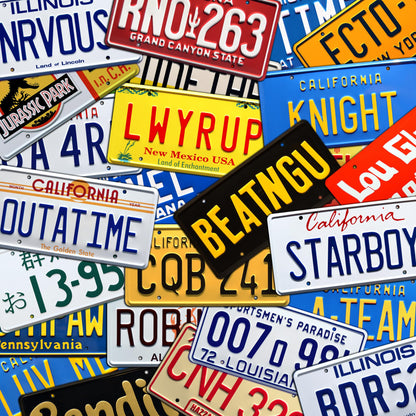 The Simpsons | BORT | Metal Stamped License Plate