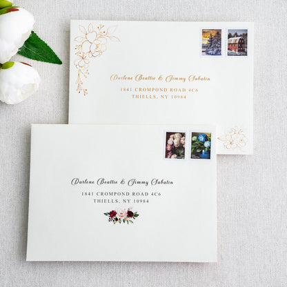 PONATIA 50 Pieces 5x7 Envelopes, A7 Envelopes Self Seal for Weddings, Invitation Cards, Photos, Postcards, Greeting Cards Mailing, Baby Shower, Graduation, Christmas Gift Cards (Ivory)
