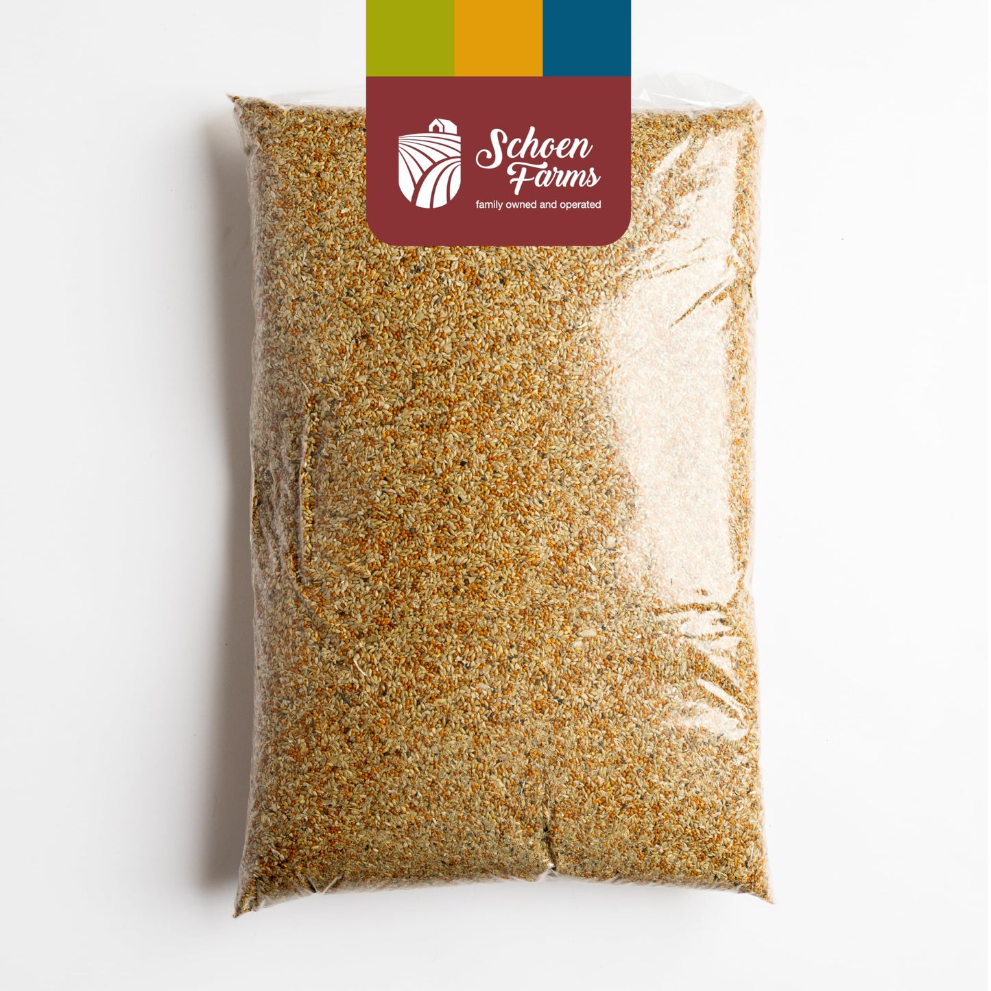 Schoen Farms Finch & Small Bird Seed Mix – 4.54 kg Bag – Shell-Free Wild Bird Food for Finches, Chickadees, Siskins & Songbirds – Grown in Canada