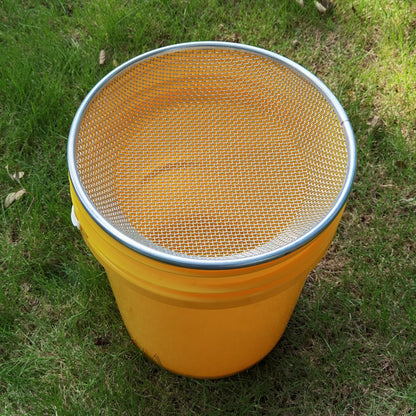 YUEBM Gardening Sand Soil Compost Sifter Perfect for 5 Gallon Bucket (1, 1/4 Inch)