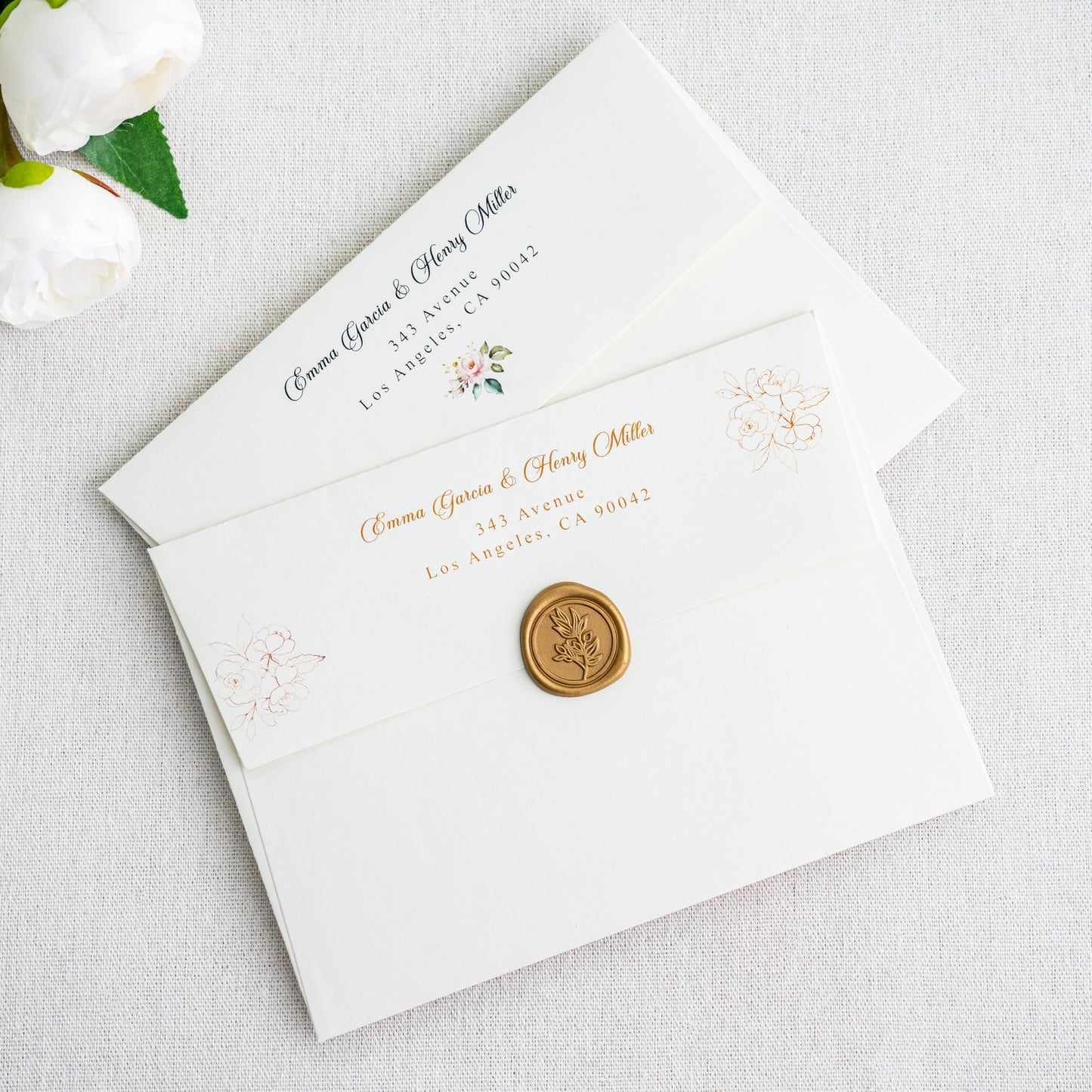 PONATIA 50 Pieces 5x7 Envelopes, A7 Envelopes Self Seal for Weddings, Invitation Cards, Photos, Postcards, Greeting Cards Mailing, Baby Shower, Graduation, Christmas Gift Cards (Ivory)