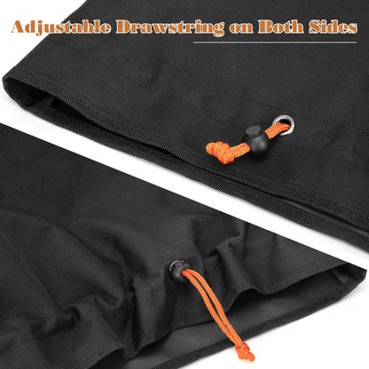 HODRANT Grill Cover Compatible with Ninja OG701 OG751 Woodfire Grill, BBQ Grill Accessories Bag Compatible with Ninja OG700 Series Outdoor 7-in-1 Grill Smoker, with Handle & Inner Pocket, Cover Only