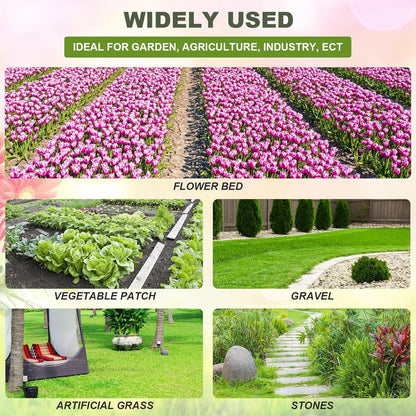 Weed Barrier Fabric, Breathable Eco-Friendly Polypropylene Weed Fabric Non-Woven Landscape, for Garden Weed Wrapping (Green black-3x30ft)