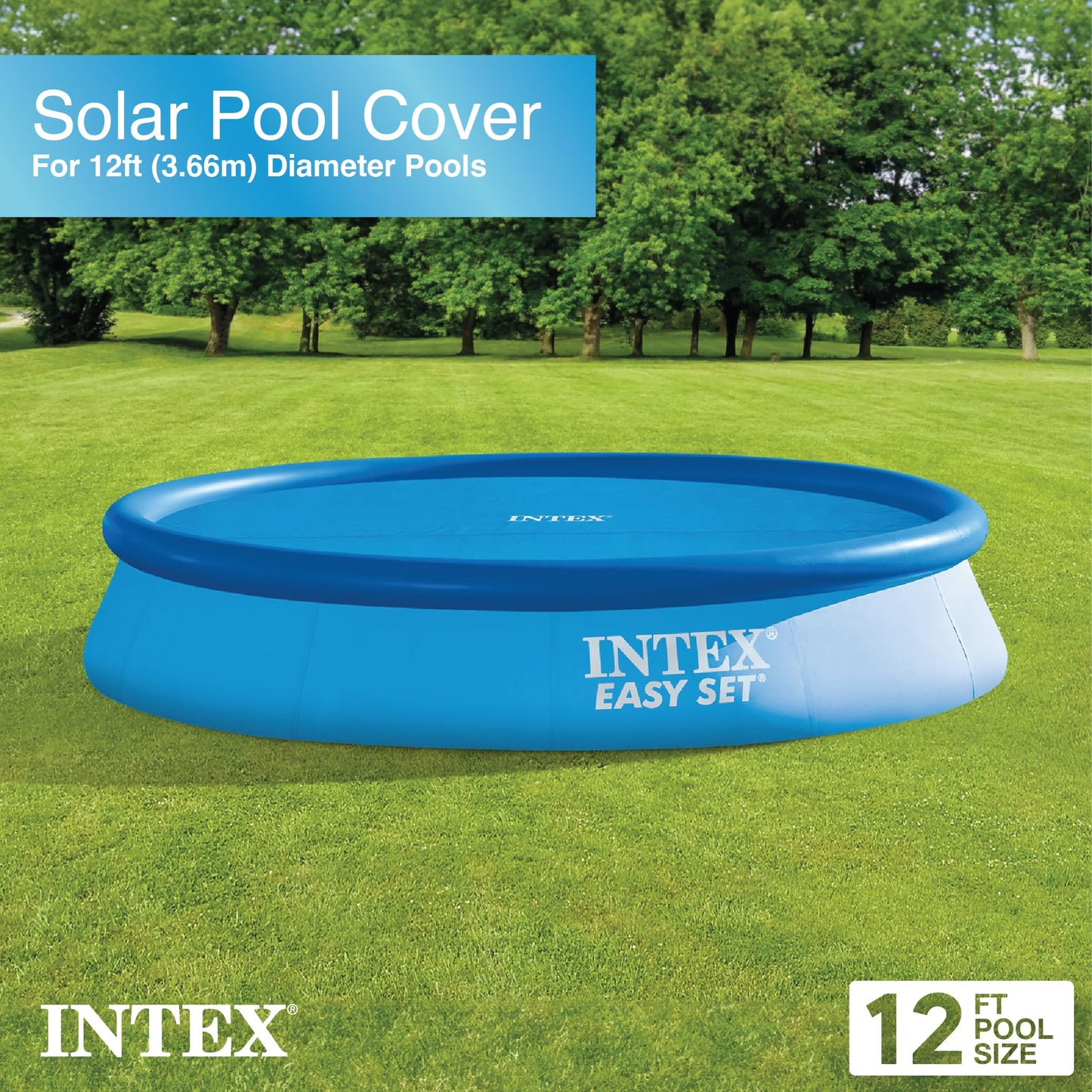 Intex Solar Cover for 12ft Diameter Easy Set and Frame Pools