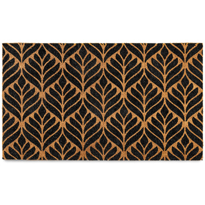 Door Mat Modern Outdoor 30x17 Inch, Modern Front Door Mat for Covered Outside Entrance, Art Deco Welcome Mat, Geometric Doormat w/Non-Slip Backing
