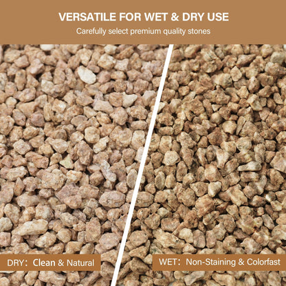 NUPICK 6lb Maifanitum Stones for Succulent, 1/8"-1/4" Golden Pea Gravel for Cactus, Small Pebbles for Indoor Plants Soil Covers, Decorative Rocks for Bonsai, Vases Fillers, Aquarium, Top Dressing