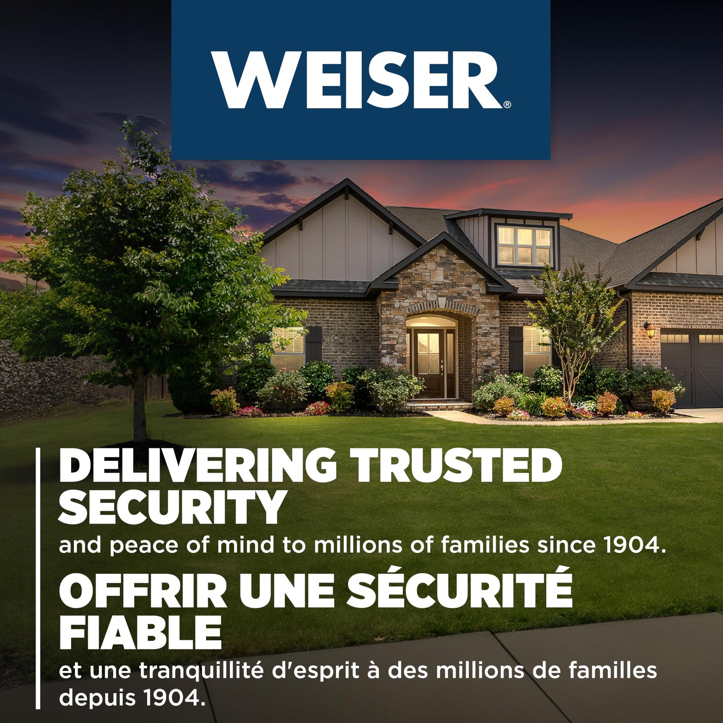 Weiser Katella Matte Black Dummy Door Handle, Reversible One Sided, Individual Closet and French Door Non-Turning Door Handle