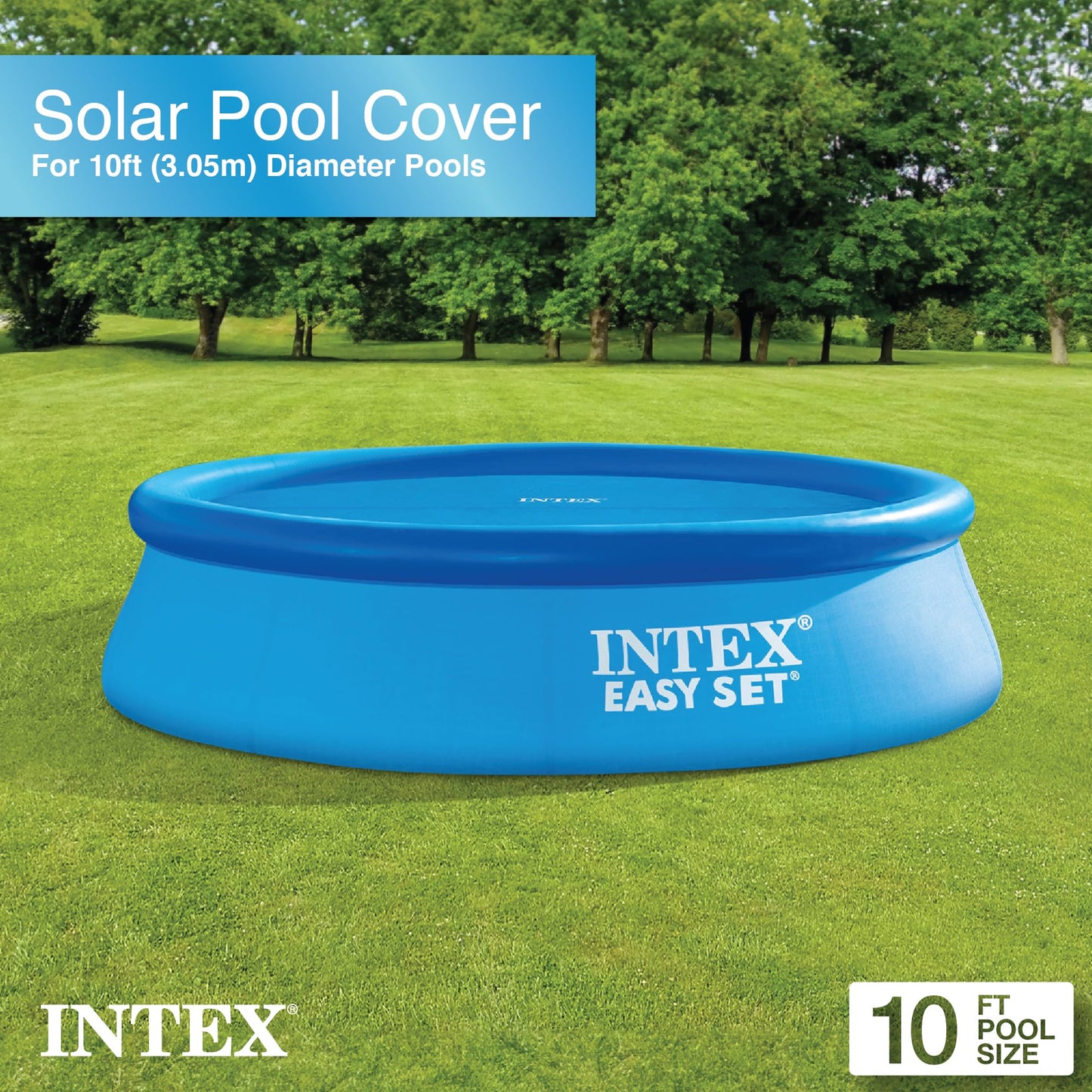 Intex Solar Cover for 10' Diameter Easy Set and Frame Pools